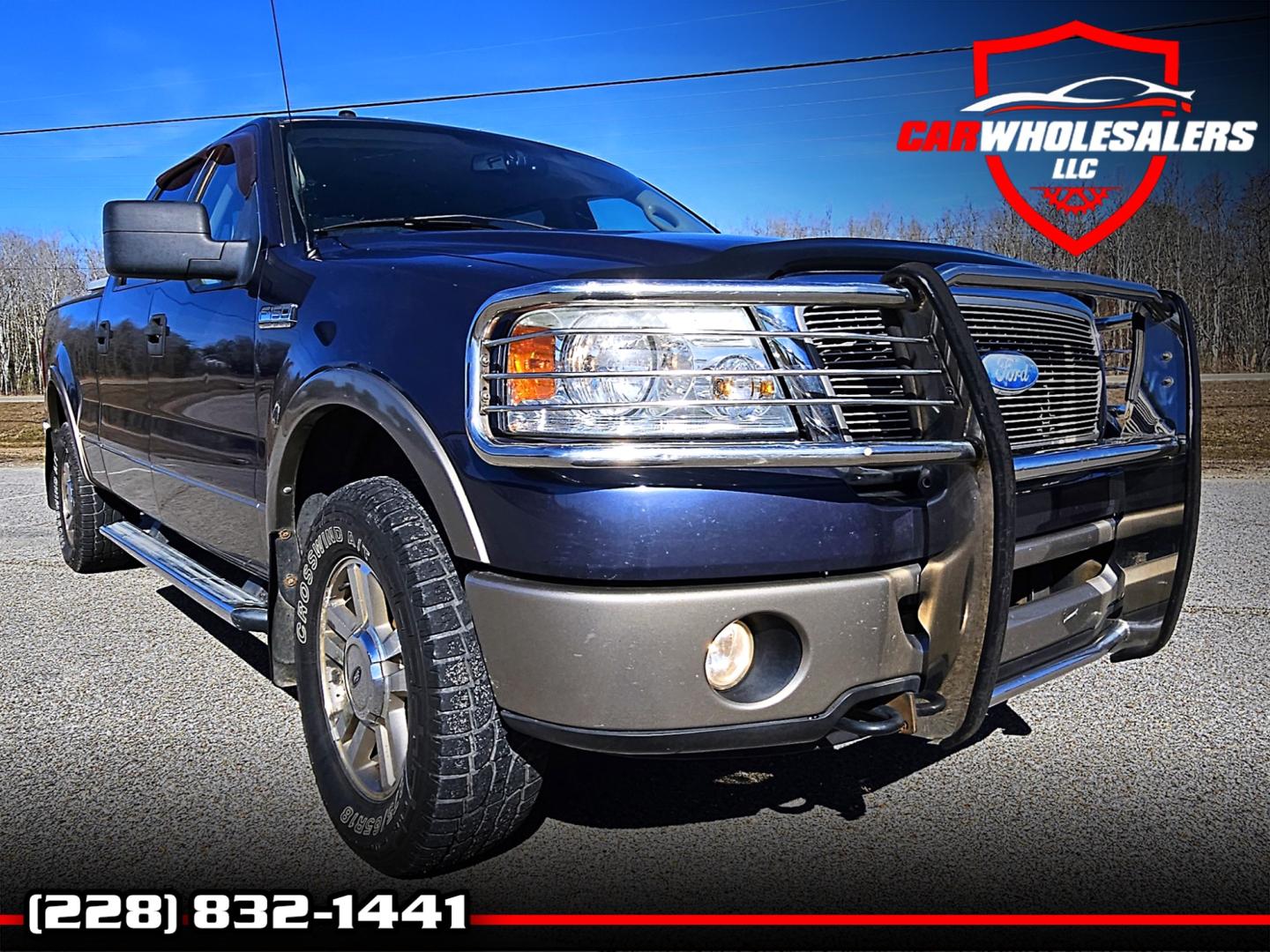 2006 Blue Ford F-150 Lariat SuperCrew (1FTPW14V86F) with an 5.4L V8 SOHC 24V FFV engine, 4-Speed Automatic Overdrive transmission, located at 18001 Kellogg Rd, Saucier, MS, 39574, (228) 832-1441, 39.421459, -76.641457 - Photo#24